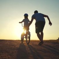 FatherChildBike